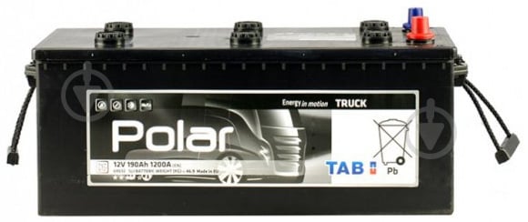 Акумулятор автомобільний TAB Polar Truck 190Ah 1100A 12V «+» ліворуч (275 912) - фото 1