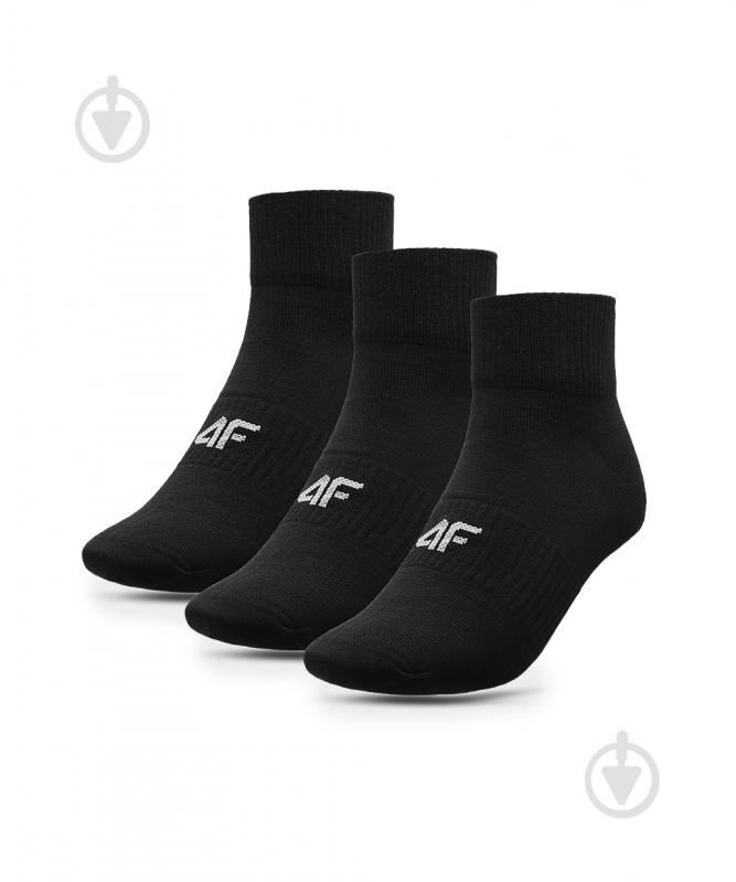 Носки 4F SOCKS CAS M278 (3PACK) 4FWMM00USOCM278-20S р.39-42 черный - фото 1