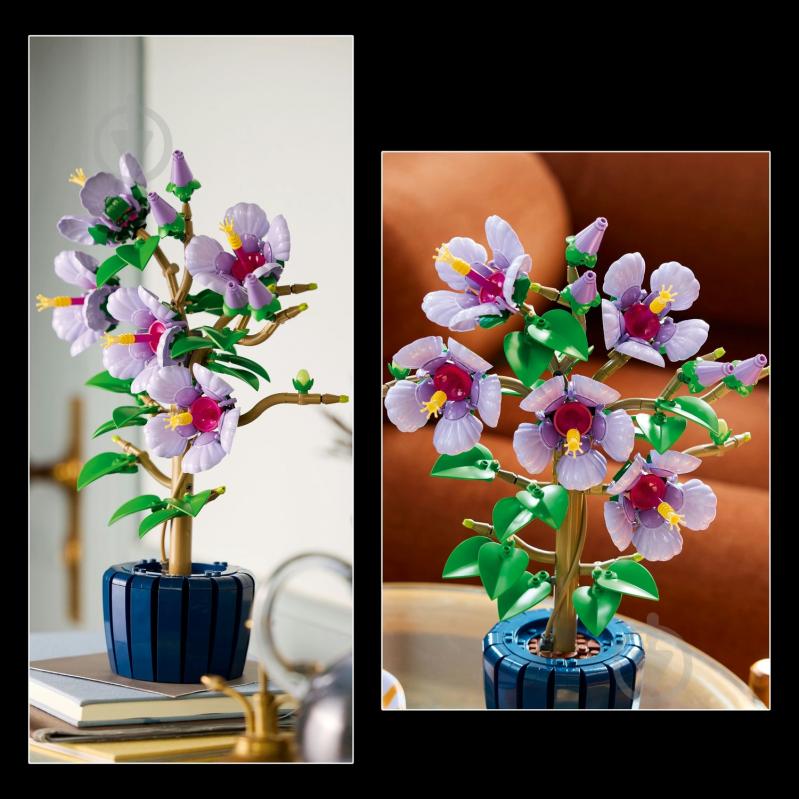 Конструктор LEGO Botanical Гібіскус 10372 - фото 7