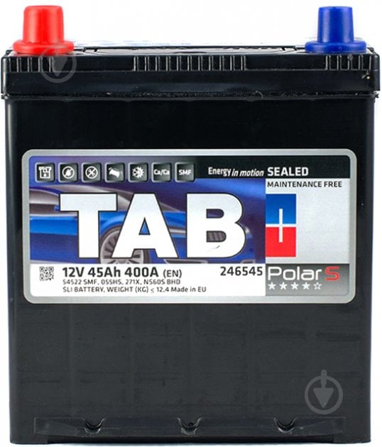 Аккумулятор автомобильный tab polar