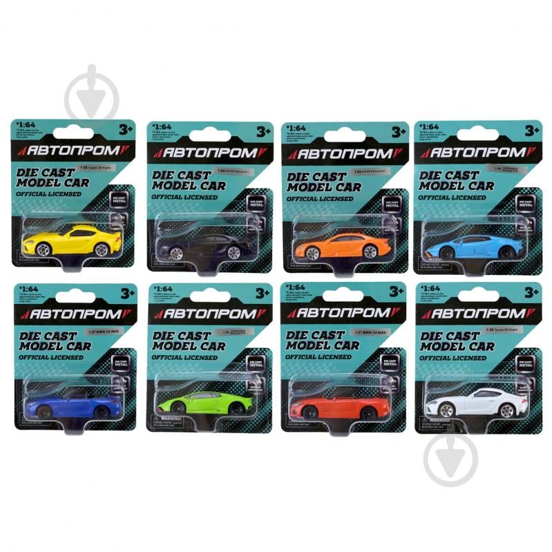 Автомодель Автопром 1:64 микс моделей AP6403 - фото 2