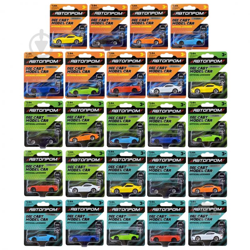 Автомодель Автопром 1:64 микс моделей AP6403 - фото 1