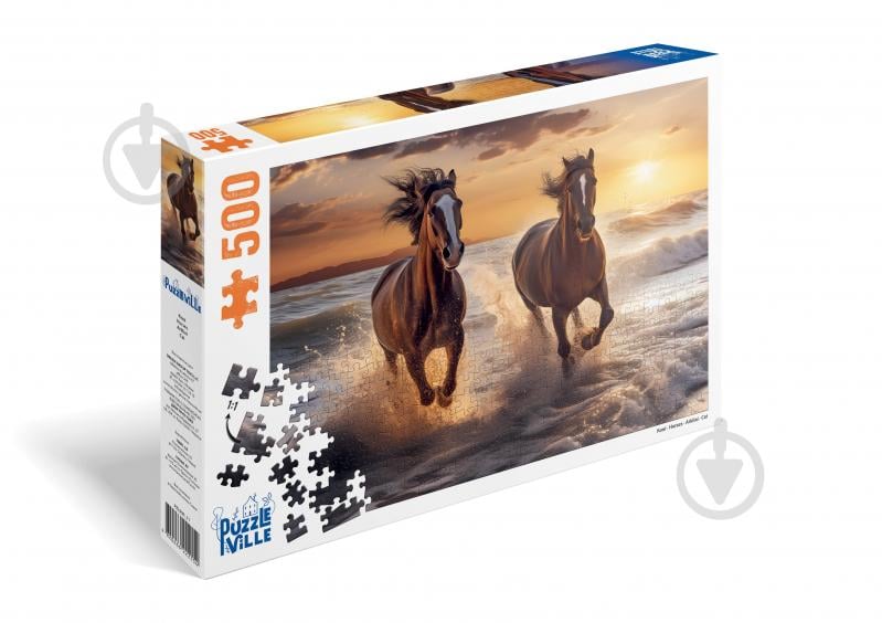 ᐉ Пазл PUZZLEVILLE Коні 500 елементів PZL500_11 • Краща ціна в
