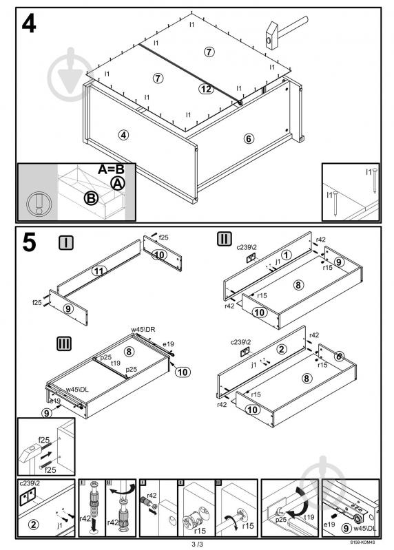 Комод BRW Україна KOM 4S Kaspian дуб сонома - фото 4 Комод BRW Україна KOM 4S Kaspian дуб сонома - фото 4