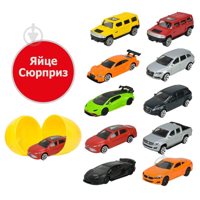 Автомобиль Автопром 1:64 микс моделей AP6401(EGG) - фото 2