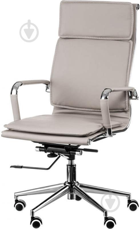 Кресло Special4You Solano 4 artleather E5845 серый - фото 1