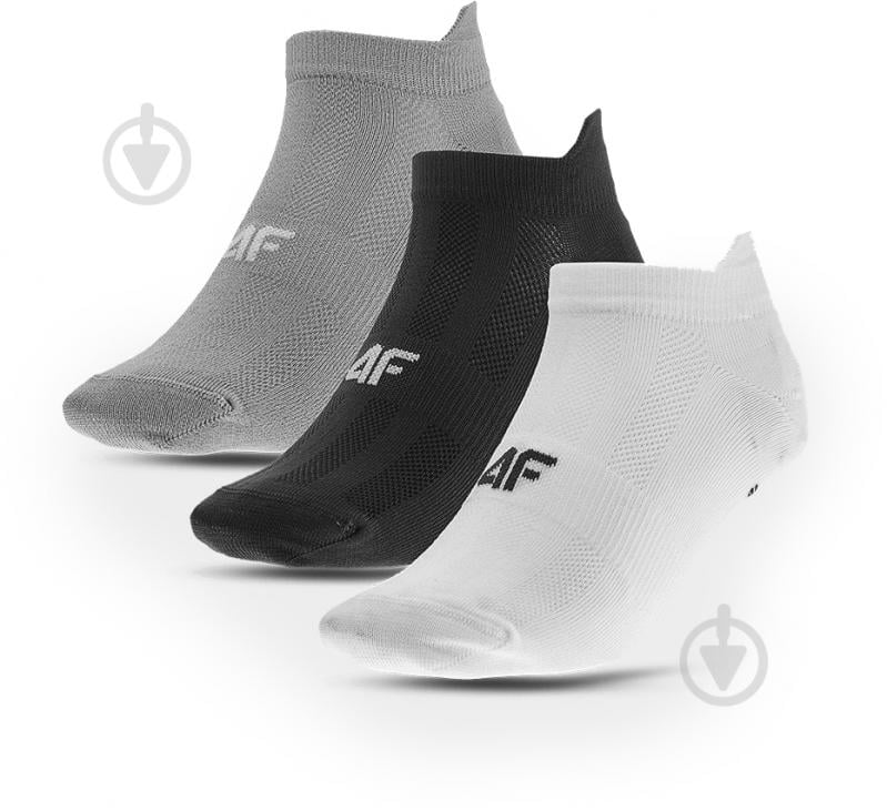 Шкарпетки 4F SOCKS FNK M137 (3PACK) 4FWMM00UFSOM137-94S р.43-46 різнокольоровий - фото 1