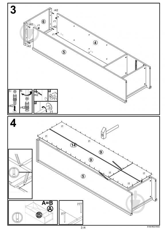 Витрина BRW Україна REG 1W2S Kaspian дуб сонома - фото 5 Витрина BRW Україна REG 1W2S Kaspian дуб сонома - фото 5