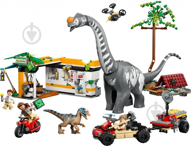 Конструктор LEGO Jurassic World Миссия по отслеживанию раптора и титанозавра 76973 - фото 3 Конструктор LEGO Jurassic World Миссия по отслеживанию раптора и титанозавра 76973 - фото 3