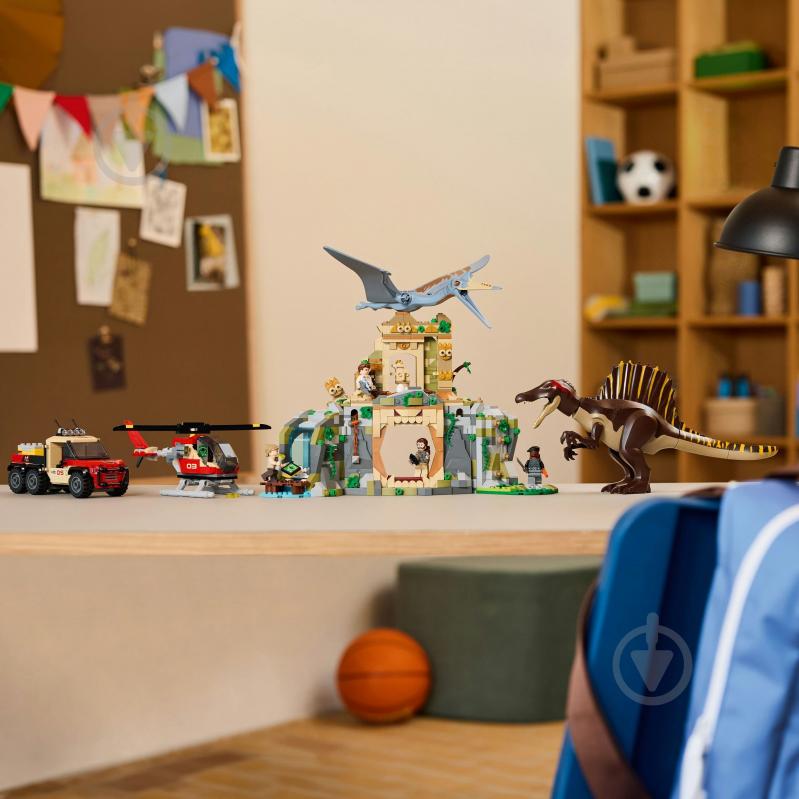 Конструктор LEGO Jurassic World Повітряна місія зі спинозавром і кетцалькоатлем 76976 - фото 6