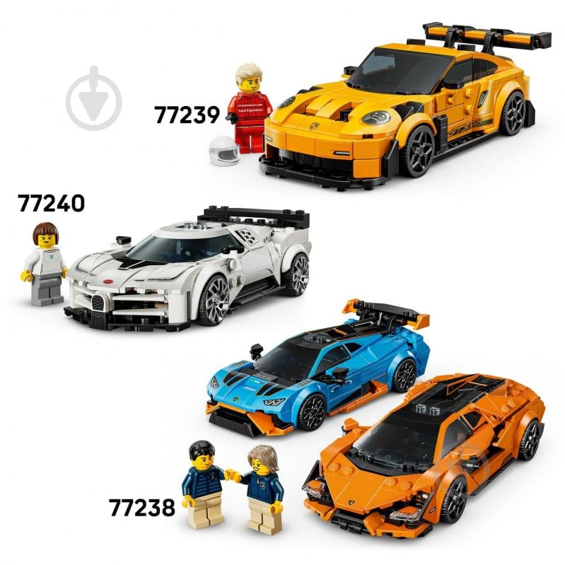 Конструктор LEGO Speed Champions Спортивний автомобіль Dodge Challenger SRT Hellcat 77237 - фото 7