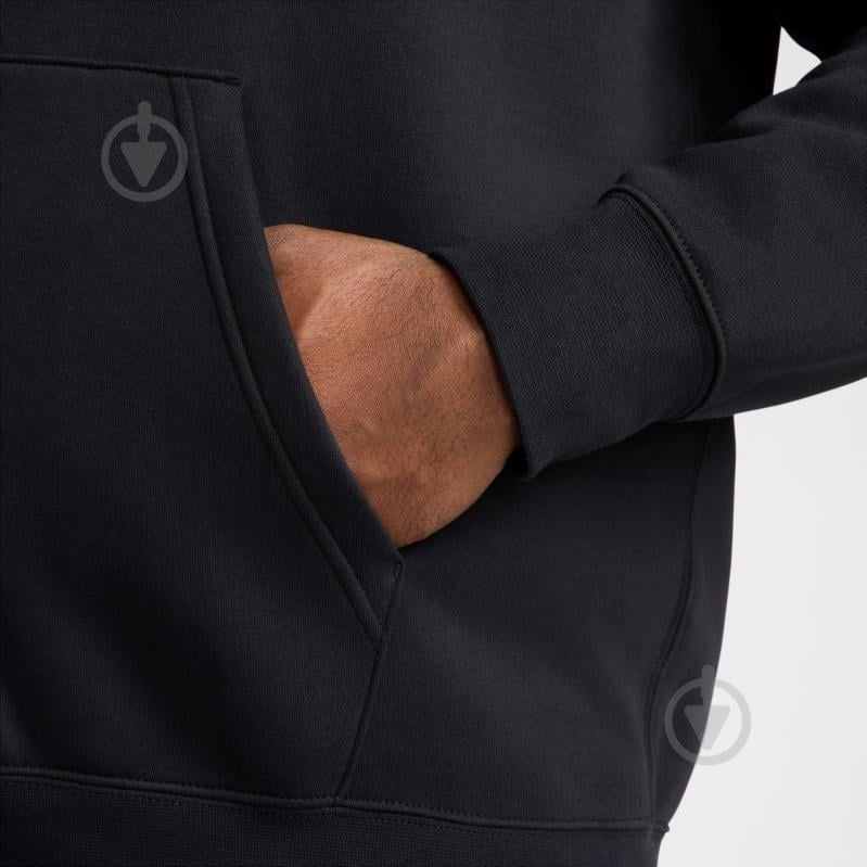 Джемпер Nike M NK CLUB BB FZ HOODIE FN3861-010 р.M чорний - фото 12