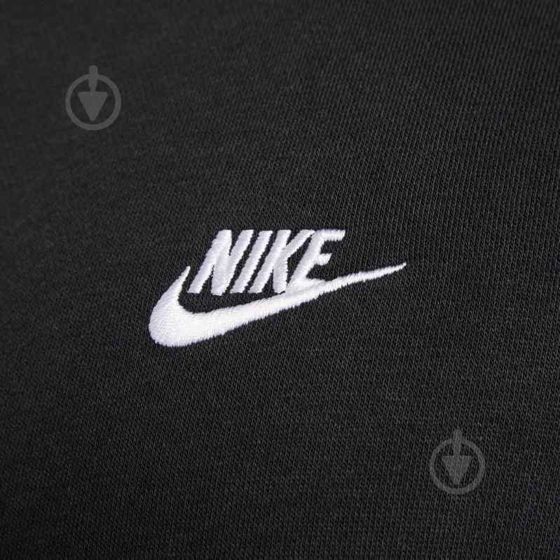 Джемпер Nike M NK CLUB BB FZ HOODIE FN3861-010 р.M чорний - фото 4