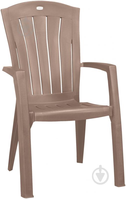 Стул пластиковый Curver Santorini 221294 99x65x61 см капучино - фото 1