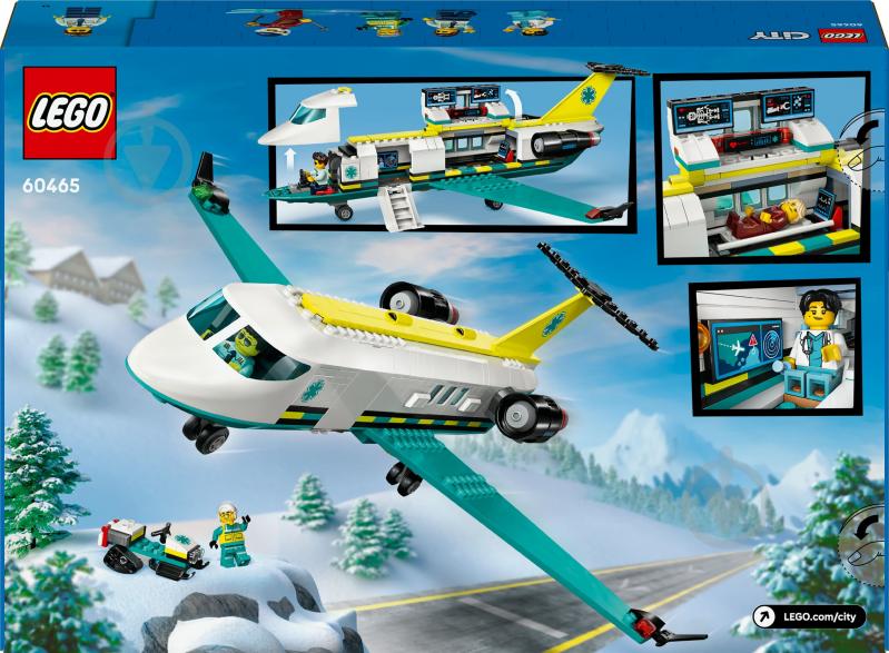 Конструктор LEGO City Літак швидкої медичної допомоги 60465 - фото 2