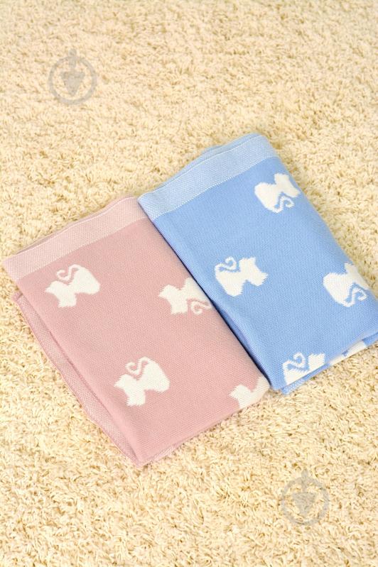 Плед Mariknit Кошка 0873 85x95 см пудра - фото 1