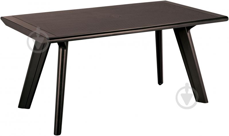 Стол пластиковый Curver Dante 17187057 73x160 см коричневый - фото 1 Стол пластиковый Curver Dante 17187057 73x160 см коричневый - фото 1