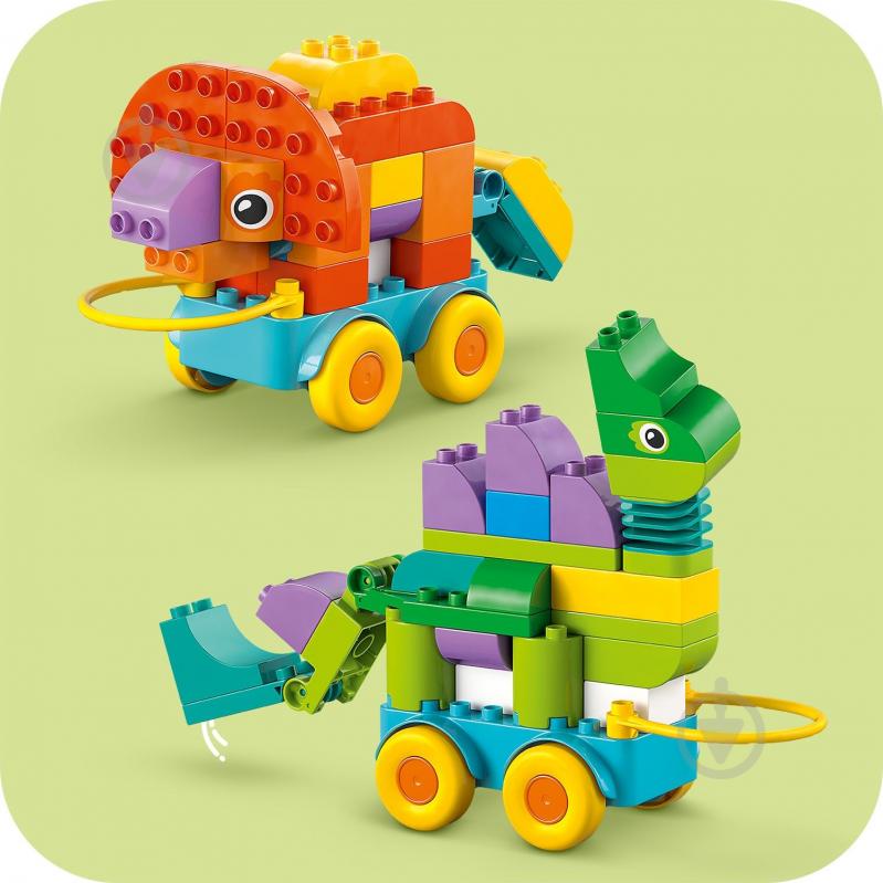 Конструктор LEGO DUPLO Динозаври на колесах 3в1 10451 - фото 8