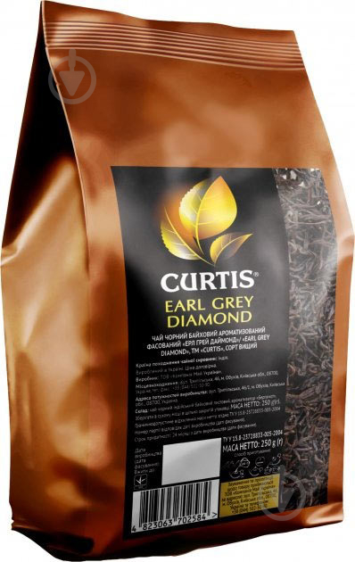 Чай черный Curtis Earl Grey Diamond 250 г - фото 1