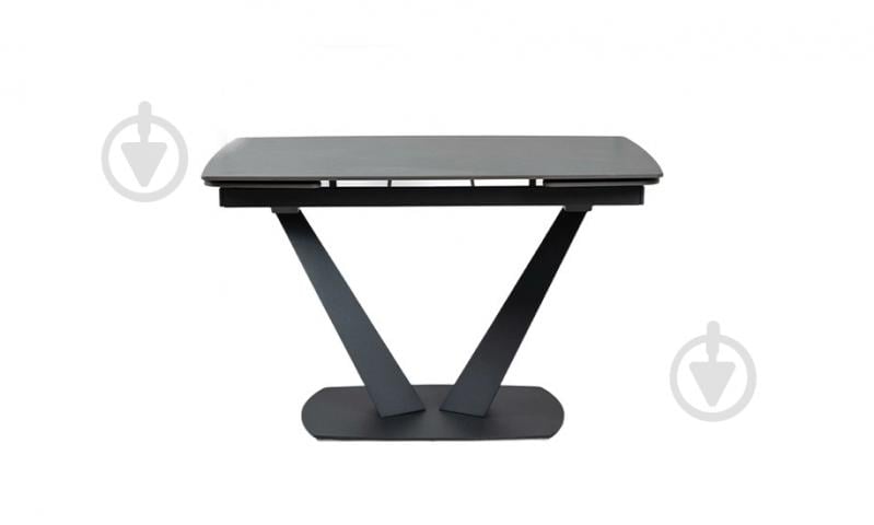 Стол обеденный Prestol Саймон 1200(1800)x800x750мм черный/черный - фото 2