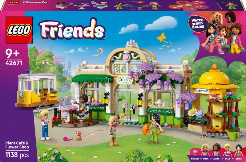 Конструктор LEGO Friends Кавʼярня з рослинами і квіткова крамниця 42671 - фото 1 Конструктор LEGO Friends Кавʼярня з рослинами і квіткова крамниця 42671 - фото 1
