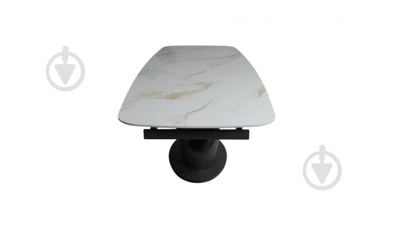 Стол обеденный Prestol Ричмонд 1600(2400)x900x750мм молочный/графит - фото 3