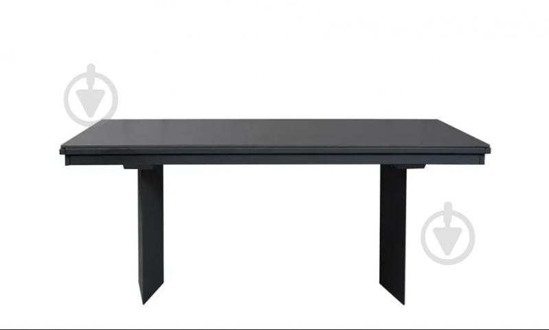 Стол обеденный Prestol Лео 1800(2960)x900x750мм черный/графит - фото 2