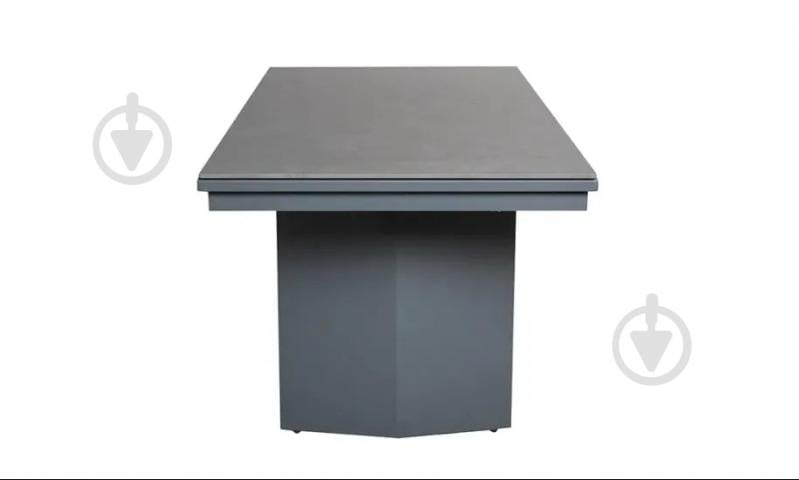 Стол обеденный Prestol Лео 1800(2960)x900x750мм черный/графит - фото 3