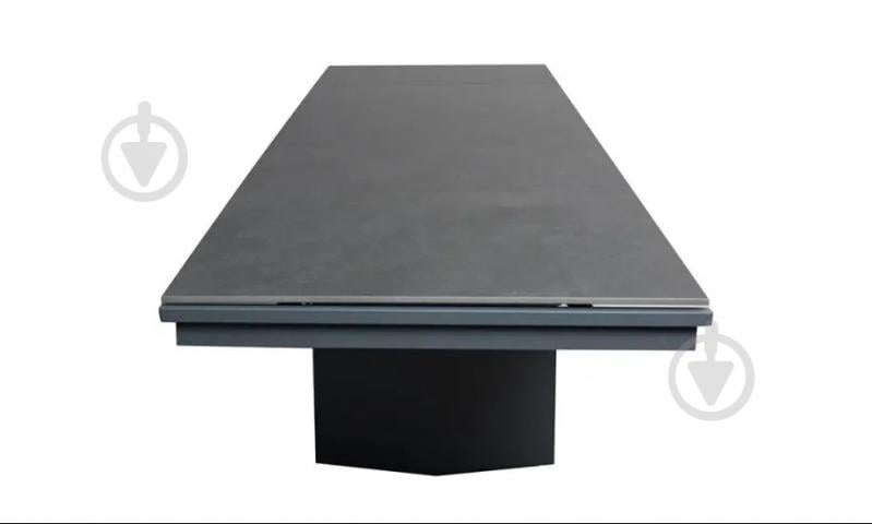 Стол обеденный Prestol Лео 1800(2960)x900x750мм черный/графит - фото 4