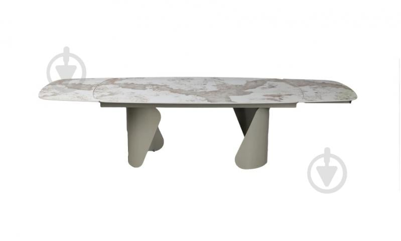 Стол обеденный Prestol Опера 2000(3000)x1000x750мм бежевый/бежевый - фото 6