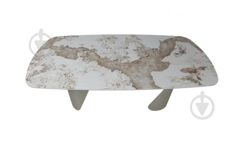 Стол обеденный Prestol Опера 2000(3000)x1000x750мм бежевый/бежевый - фото 5