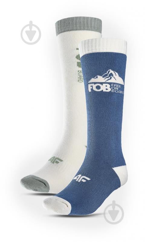 Носки 4F SOCKS FNK F151 (2PACK) 4FWAW24UFSOF151-91S р.39-42 разноцветный - фото 1