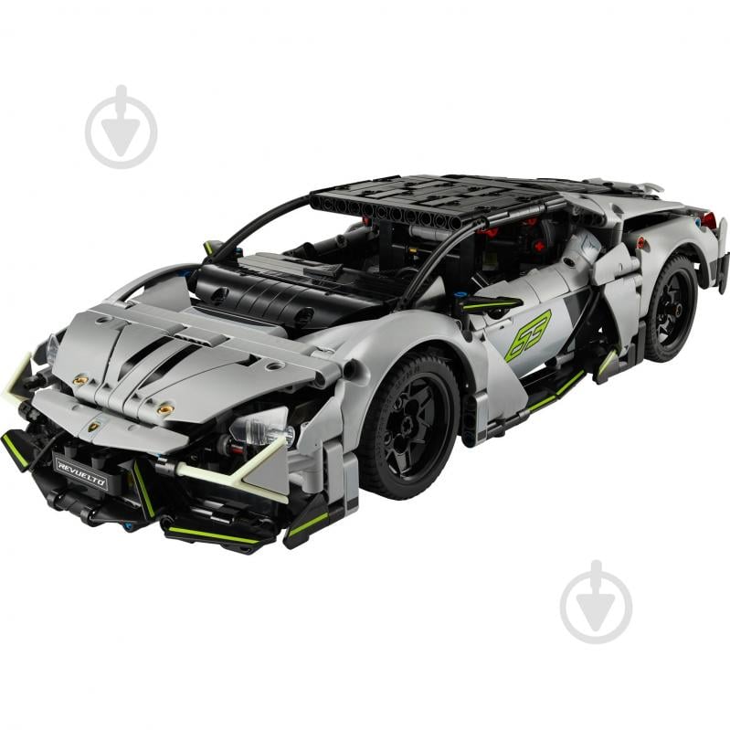 Конструктор LEGO Technic Суперкар Lamborghini Revuelto 42214 - фото 3 Конструктор LEGO Technic Суперкар Lamborghini Revuelto 42214 - фото 3