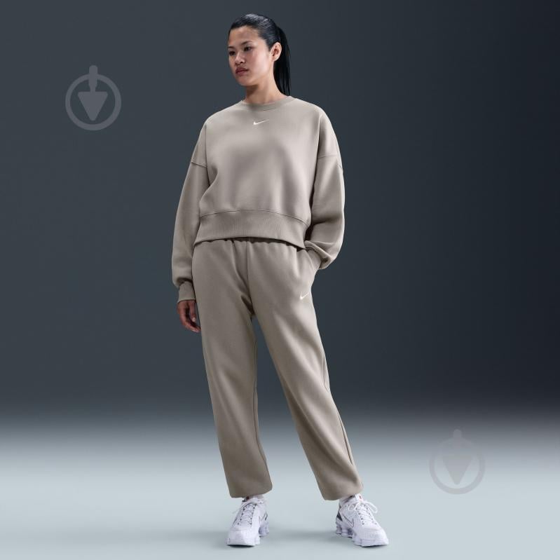 Штани Nike W NSW PHNX FLC HR OS PANT 2 FZ5996-009 р. S бежевий - фото 5