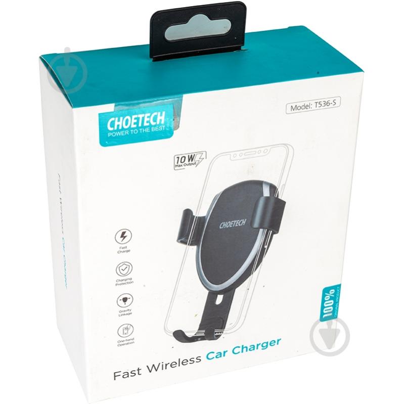 Держатель для телефона с функцией беспроводной зарядки 10 W Choetech - фото 5