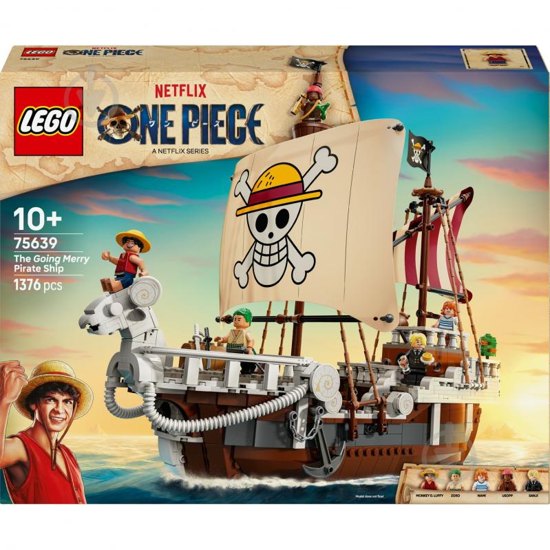 Конструктор LEGO ONE PIECE Пиратский корабль «Вездеходный Мерри» 75639 - фото 1 Конструктор LEGO ONE PIECE Пиратский корабль «Вездеходный Мерри» 75639 - фото 1