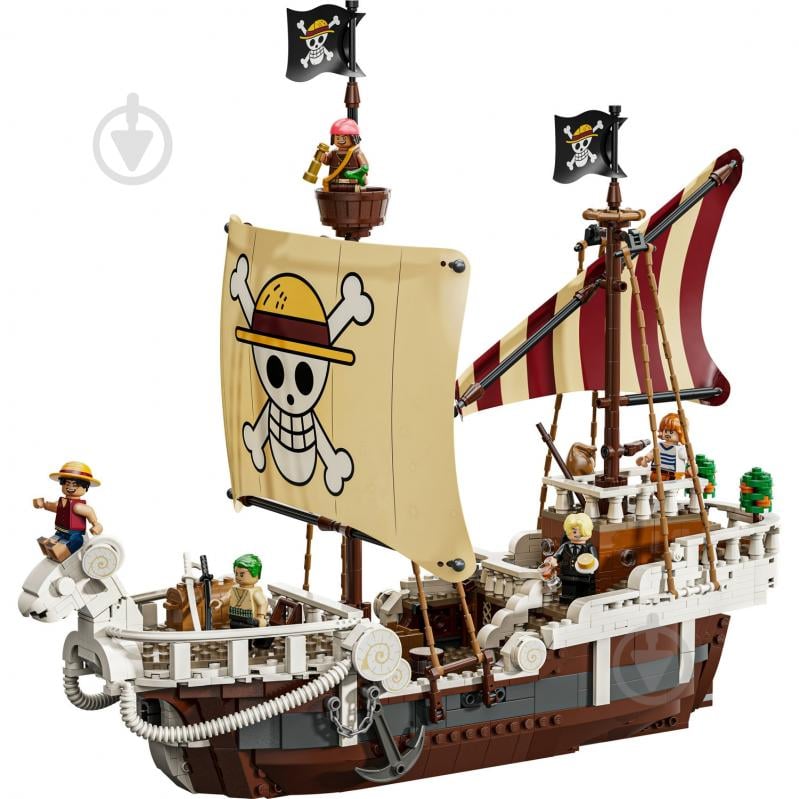 Конструктор LEGO ONE PIECE Пиратский корабль «Вездеходный Мерри» 75639 - фото 3 Конструктор LEGO ONE PIECE Пиратский корабль «Вездеходный Мерри» 75639 - фото 3