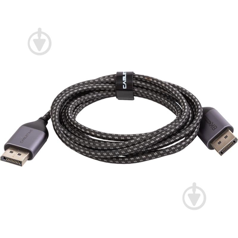 Кабель CableTime DisplayPort - DisplayPort CA914647 2 м grey/black (CA914647) - фото 2 Кабель CableTime DisplayPort - DisplayPort CA914647 2 м grey/black (CA914647) - фото 2