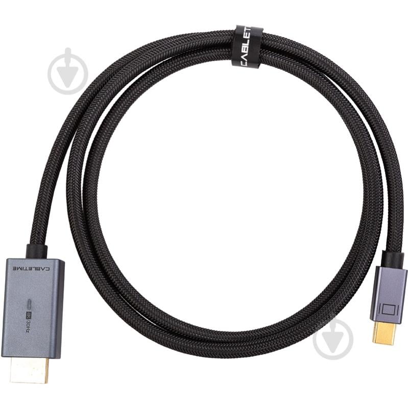 Кабель CableTime mini DisplayPort - HDMI 32AW 1 м black (CA914593) - фото 3