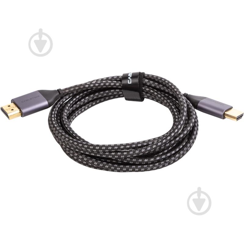 Кабель CableTime HDMI (M) - HDMI (M), 2.1V, 32AWG, 8K Ultra HD 2 м black (CA914654) - фото 1 Кабель CableTime HDMI (M) - HDMI (M), 2.1V, 32AWG, 8K Ultra HD 2 м black (CA914654) - фото 1