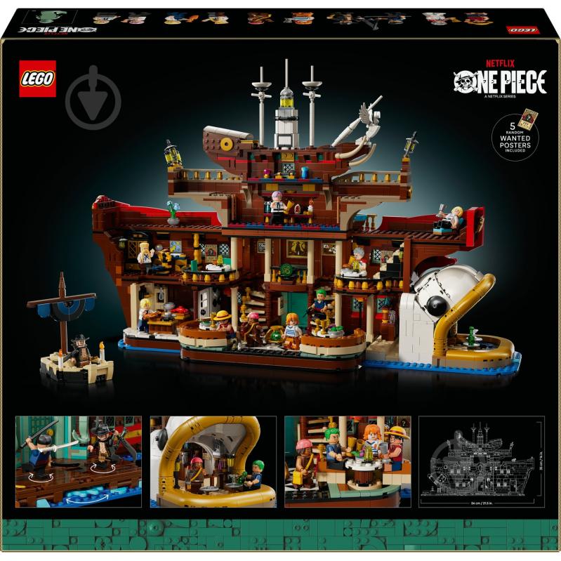 Конструктор LEGO ONE PIECE Плавучий ресторан «Бараті» 75640 - фото 2 Конструктор LEGO ONE PIECE Плавучий ресторан «Бараті» 75640 - фото 2
