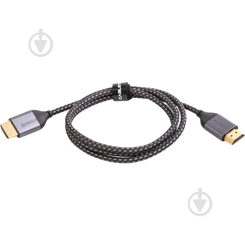 Кабель CableTime HDMI (M) - HDMI (M), 2.1V, 32AWG, 8K Ultra HD 1 м black (CA914661) - фото 4 Кабель CableTime HDMI (M) - HDMI (M), 2.1V, 32AWG, 8K Ultra HD 1 м black (CA914661) - фото 4