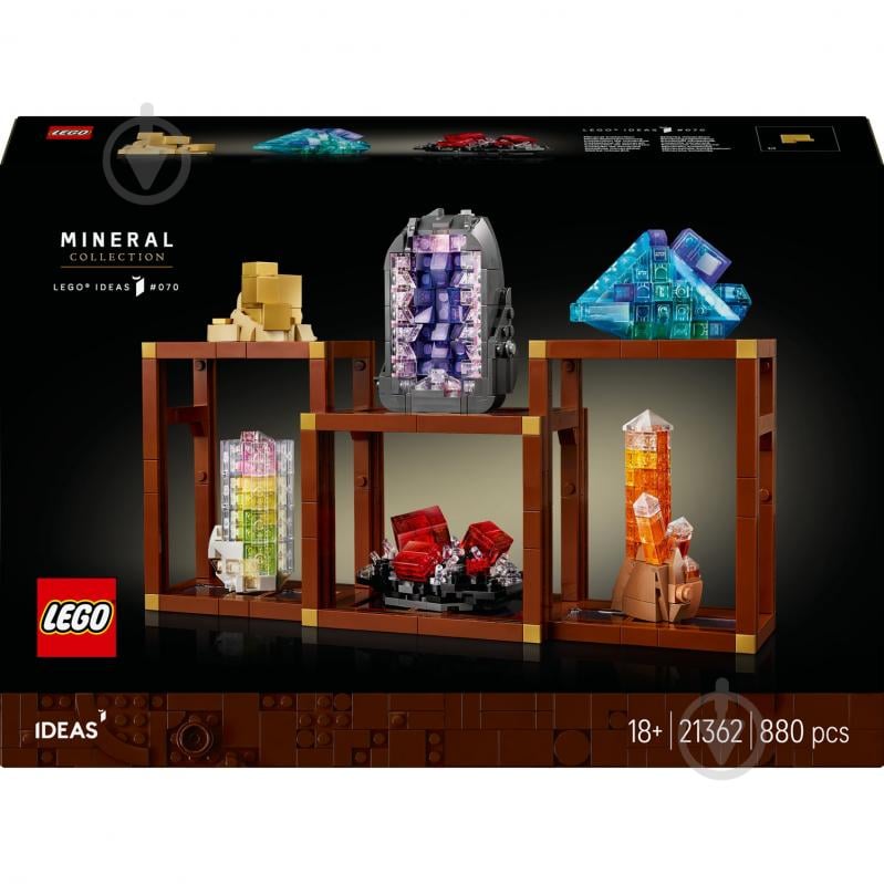 Конструктор LEGO Ideas Коллекция минералов 21362 - фото 1