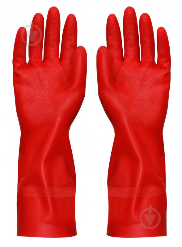 Рукавички Київгума Super Gloves з покриттям латекс M (8) - фото 1