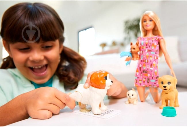 Игровой набор Barbie Деткий садик щенков FXH08 - фото 7