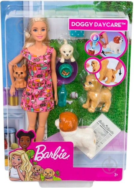 Игровой набор Barbie Деткий садик щенков FXH08 - фото 8