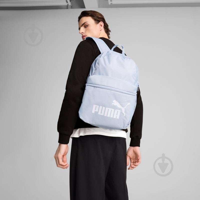 Рюкзак Puma PHASE Backpack 09116408 22 л блакитний - фото 5
