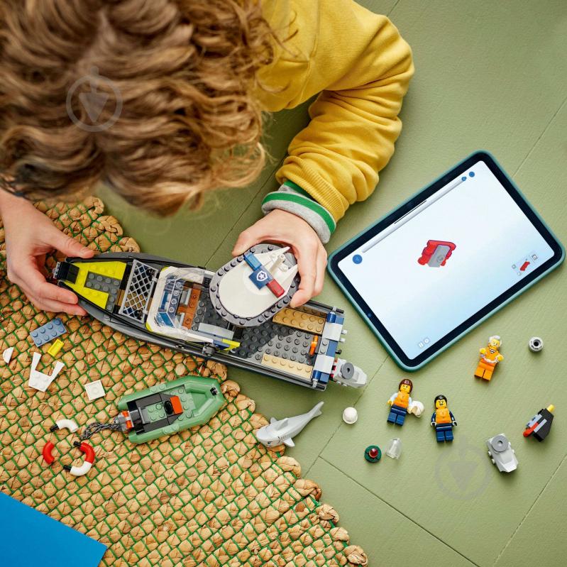Конструктор LEGO City Переслідування на поліцейському катері 60456 - фото 5