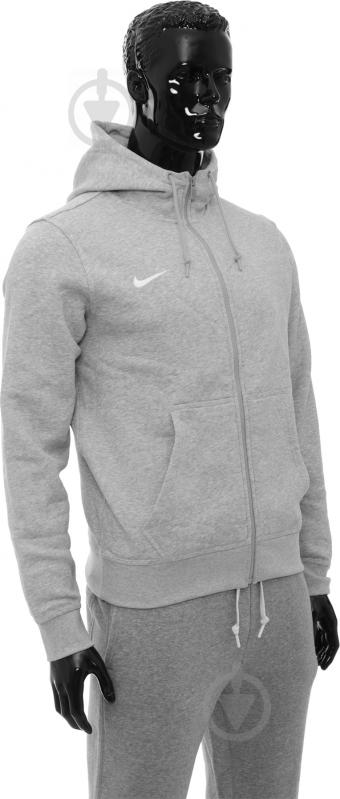 Толстовка Nike TEAM CLUB FZ HOODY 658497-050 р. XL серый - фото 2