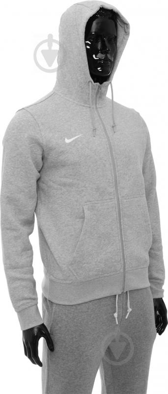 Толстовка Nike TEAM CLUB FZ HOODY 658497-050 р. XL серый - фото 3